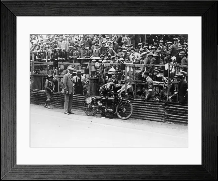 Framed Print : Alec Bennett at the Senior TT, 1924 Framed Print : Alec Bennett at the Senior TT, 1924