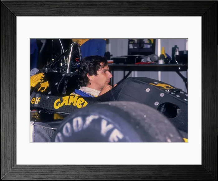 Framed Print : Nelson Piquet, 1988 Framed Print : Nelson Piquet, 1988