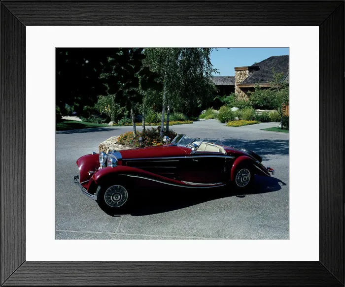 Framed Print : A 1936 Mercedes Benz 500K Roadster Framed Print : A 1936 Mercedes Benz 500K Roadster