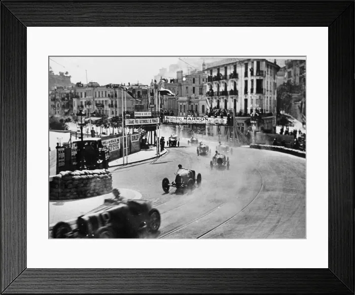 Framed Print : Action from the Monaco Grand Prix, 1929 Framed Print : Action from the Monaco Grand Prix, 1929