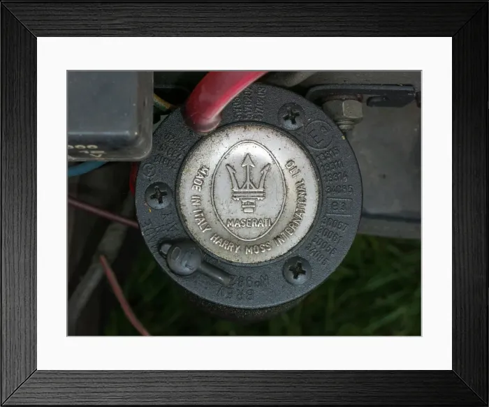 Framed Print : Maserati Air horn on a 1966 Ford Anglia Framed Print : Maserati Air horn on a 1966 Ford Anglia