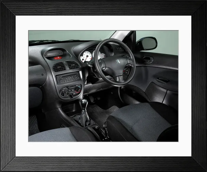 Framed Print : 2003 Peugeot 206 Framed Print : 2003 Peugeot 206