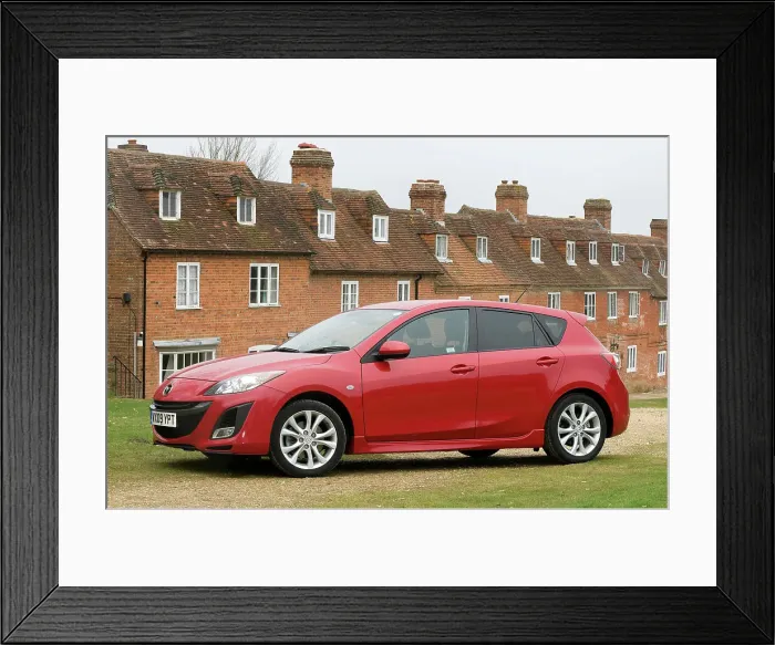 Framed Print : 2009 Mazda 3 2.2D Sport Framed Print : 2009 Mazda 3 2.2D Sport
