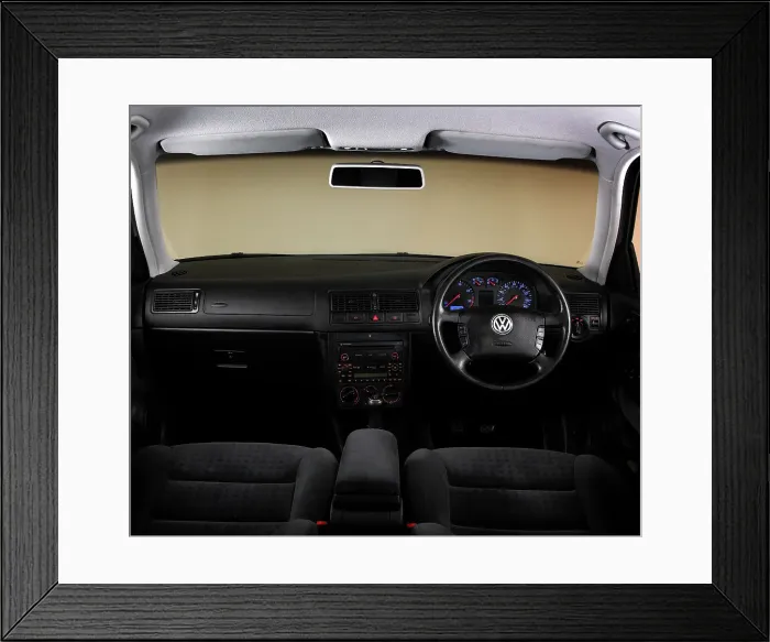 Framed Print : 2003 VW Golf Tdi Framed Print : 2003 VW Golf Tdi