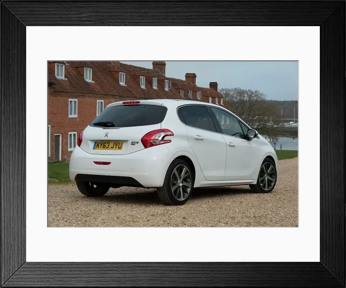 Framed Print : 2014 Peugeot 208 Hdi Framed Print : 2014 Peugeot 208 Hdi