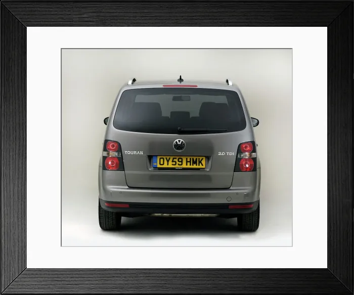 Framed Print : 2009 Volkswagen Touran Tdi Framed Print : 2009 Volkswagen Touran Tdi