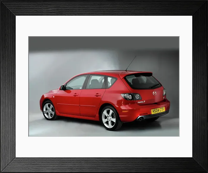 Framed Print : 2004 Mazda 3 Framed Print : 2004 Mazda 3