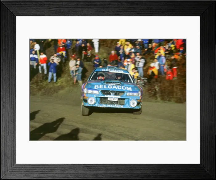 Framed Print : Subaru impreza, G.De Mevius.1998 Network Q Framed Print : Subaru impreza, G.De Mevius.1998 Network Q