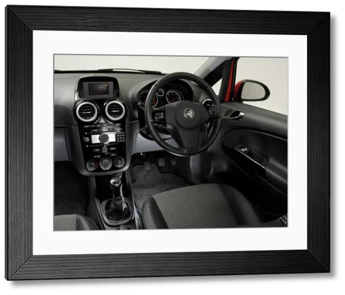 Framed Print : 2010 Vauxhall Corsa 1.4 Framed Print : 2010 Vauxhall Corsa 1.4