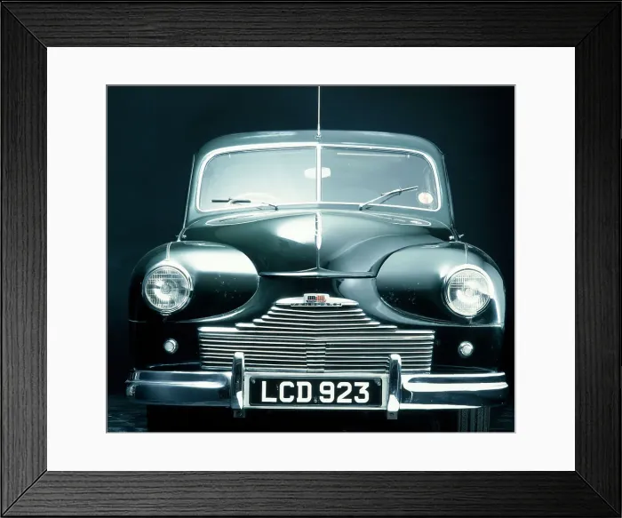 Framed Print : Front view of a 1951 Standard Vanguard 1 Framed Print : Front view of a 1951 Standard Vanguard 1