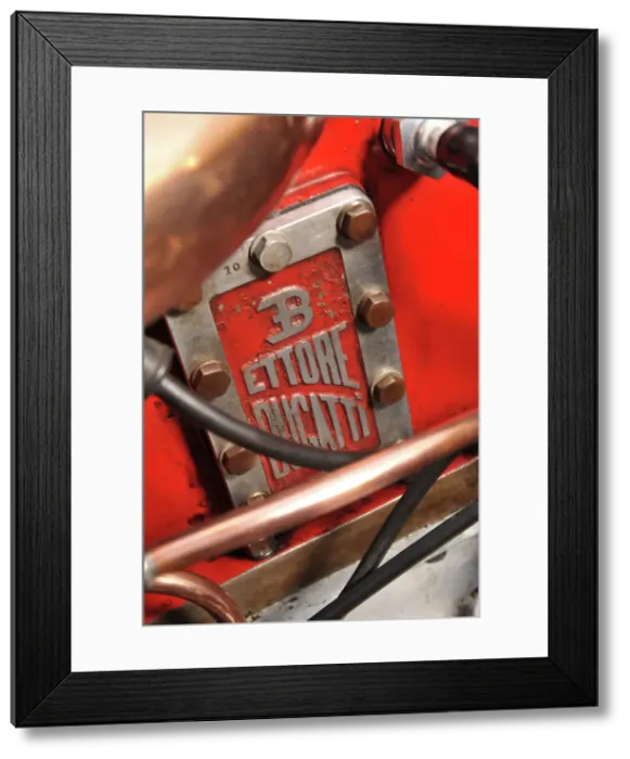 Framed Print : Bugatti T18 Black Bess 1913. Artist: Simon Clay Framed Print : Bugatti T18 Black Bess 1913. Artist: Simon Clay