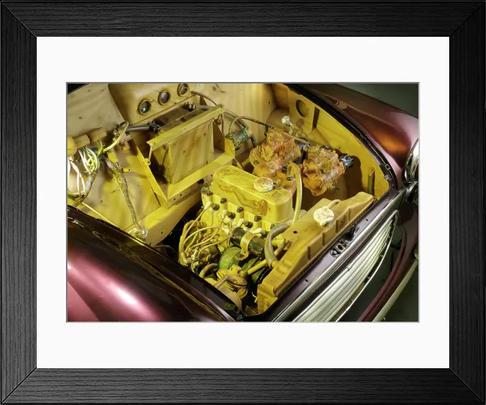 Framed Print : Customised Morris Minor Van Framed Print : Customised Morris Minor Van