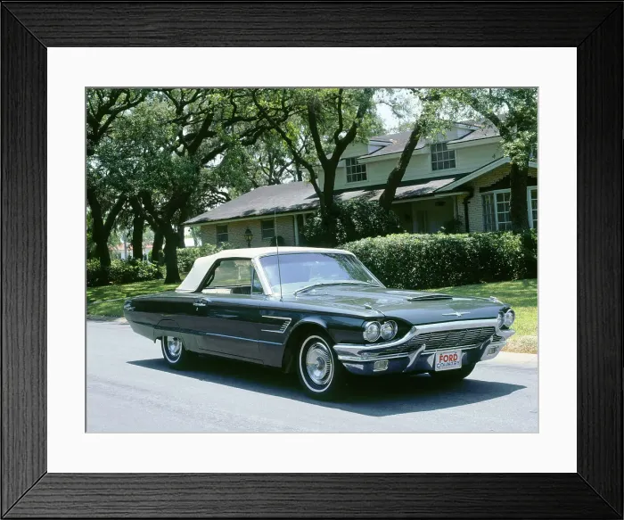 Framed Print : 1965 Ford Thunderbird Framed Print : 1965 Ford Thunderbird