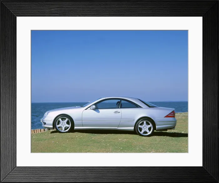 Framed Print : 2001 Mercedes Benz CL 55 AMG V8 Framed Print : 2001 Mercedes Benz CL 55 AMG V8