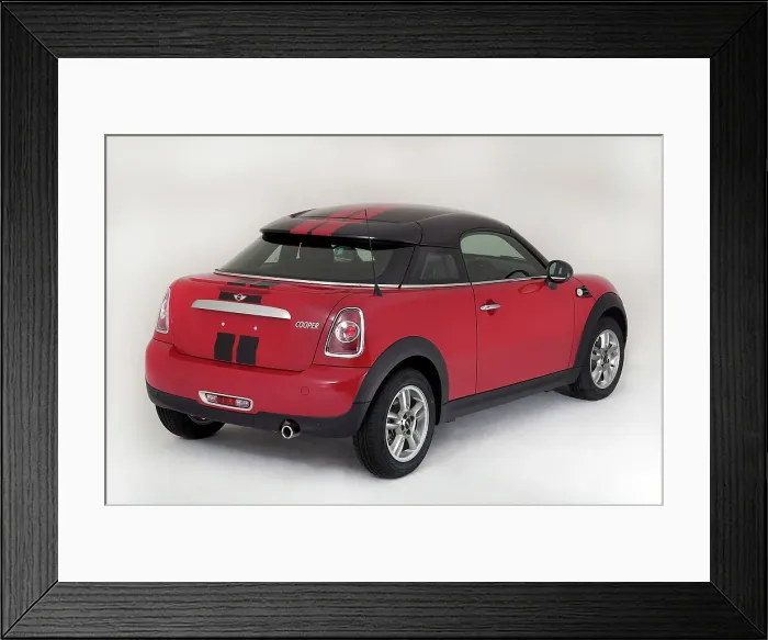 Framed Print : 2012 Mini Coupe Cooper Framed Print : 2012 Mini Coupe Cooper