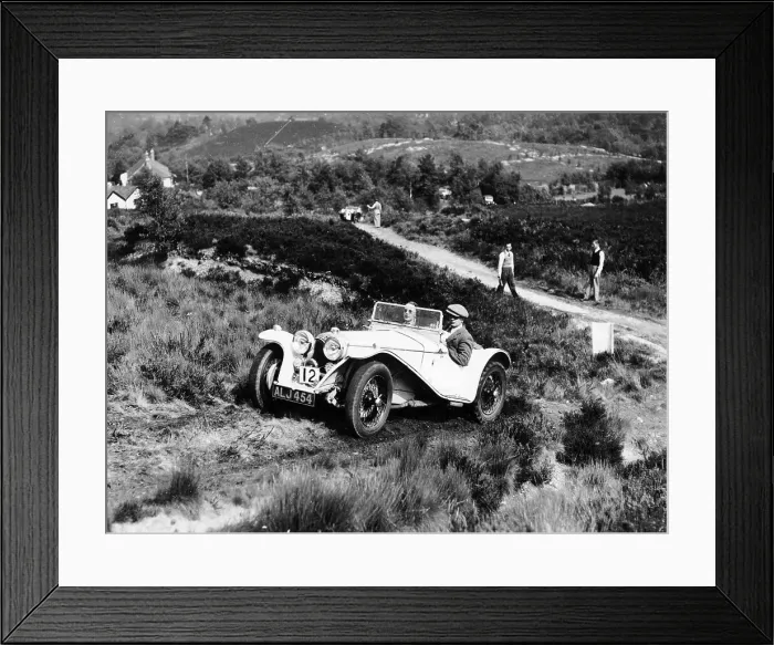 Framed Print : 1935 Riley Imp 9hp competing in the Lawrence Cup Trial Framed Print : 1935 Riley Imp 9hp competing in the Lawrence Cup Trial