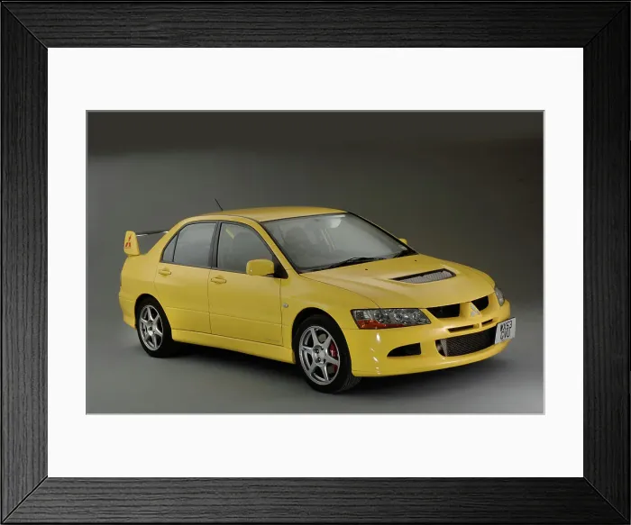 Framed Print : 2003 Mitsubishi Lancer Evolution VIII Framed Print : 2003 Mitsubishi Lancer Evolution VIII