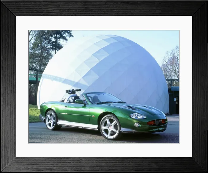 Framed Print : 2002 Jaguar XKR Die Another Day James Bond car Framed Print : 2002 Jaguar XKR Die Another Day James Bond car