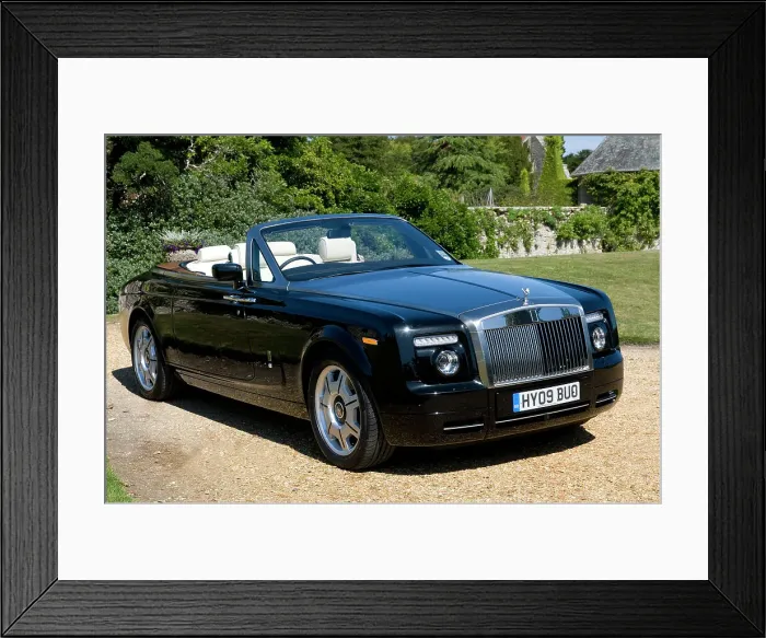 Framed Print : 2009 Rolls Royce Phantom Drophead Coupe Framed Print : 2009 Rolls Royce Phantom Drophead Coupe