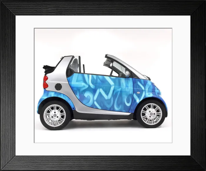 Framed Print : 2003 Smart Cabriolet Passion Framed Print : 2003 Smart Cabriolet Passion