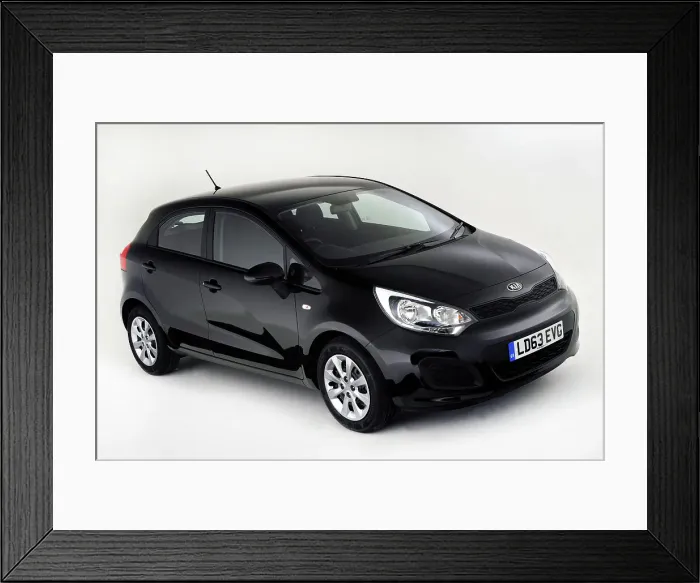 Framed Print : 2013 Kia Rio Framed Print : 2013 Kia Rio