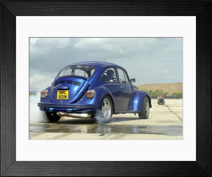 Framed Print : View in a drivers mirror Framed Print : View in a drivers mirror