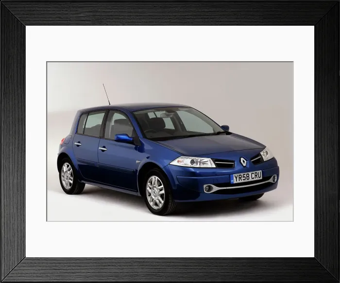 Framed Print : 2008 Renault Megane Framed Print : 2008 Renault Megane