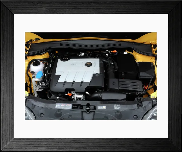 Framed Print : 2009 Seat Leon FR Framed Print : 2009 Seat Leon FR