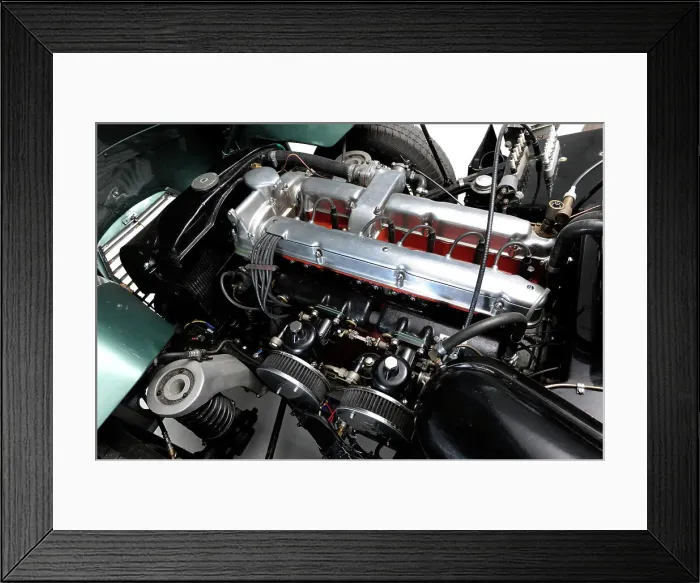 Framed Print : Aston Martin DB2-4 works 1956. Artist: Simon Clay Framed Print : Aston Martin DB2-4 works 1956. Artist: Simon Clay