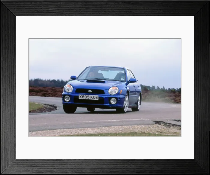 Framed Print : 2001 Subaru Impreza WRX Framed Print : 2001 Subaru Impreza WRX