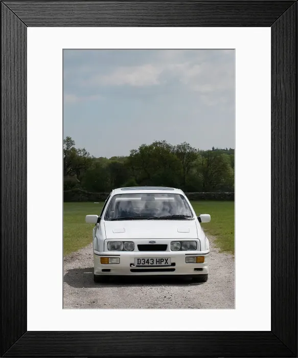 Framed Print : 1986 Ford Sierra RS Cosworth Framed Print : 1986 Ford Sierra RS Cosworth