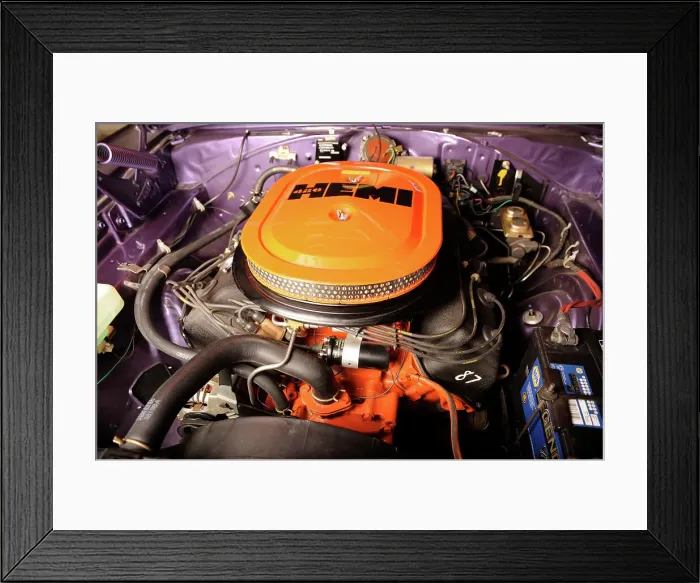 Framed Print : Dodge Coronet Hemi RT 1970. Artist: Simon Clay Framed Print : Dodge Coronet Hemi RT 1970. Artist: Simon Clay