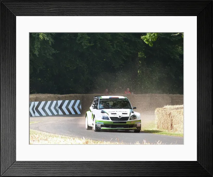 Framed Print : Skoda Rally car 2013 Goodwood Festival of speed Framed Print : Skoda Rally car 2013 Goodwood Festival of speed