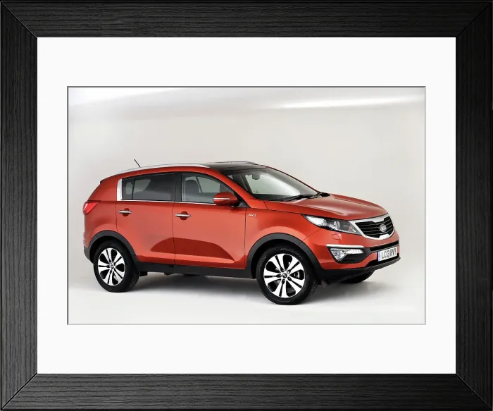 Framed Print : 2013 Kia Sportage Framed Print : 2013 Kia Sportage