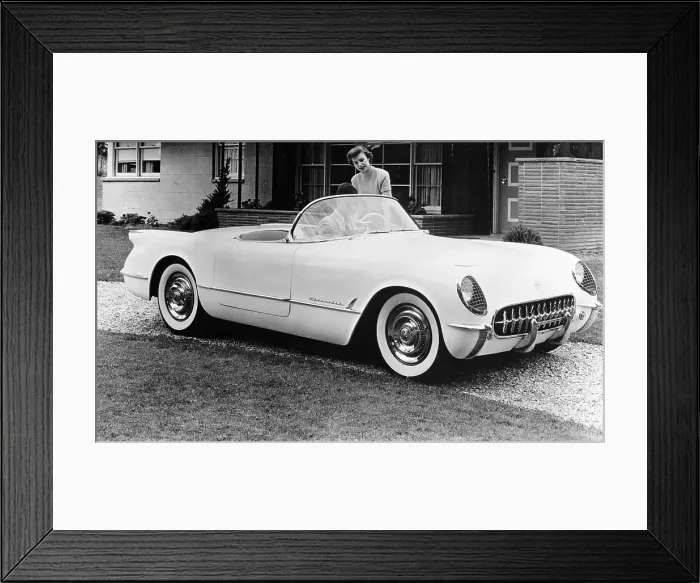 Framed Print : 1953 Chevrolet Corvette, (c1953?) Framed Print : 1953 Chevrolet Corvette, (c1953?)