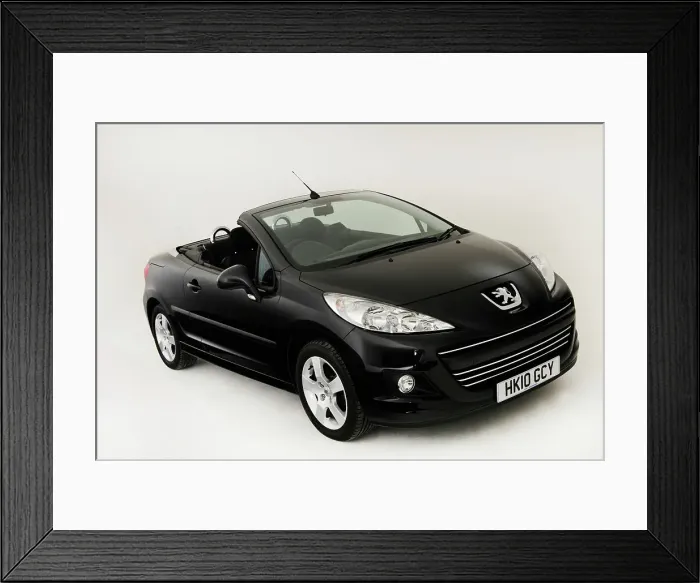 Framed Print : 2010 Peugeot 207CC Framed Print : 2010 Peugeot 207CC
