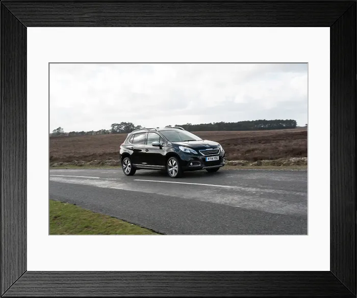Framed Print : 2014 Peugeot 2008 Hdi Feline