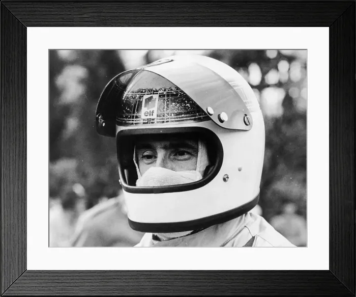 Framed Print : Jackie Stewart, early 1970s Framed Print : Jackie Stewart, early 1970s