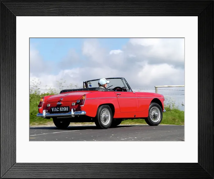 Framed Print : 1969 MG Midget Framed Print : 1969 MG Midget