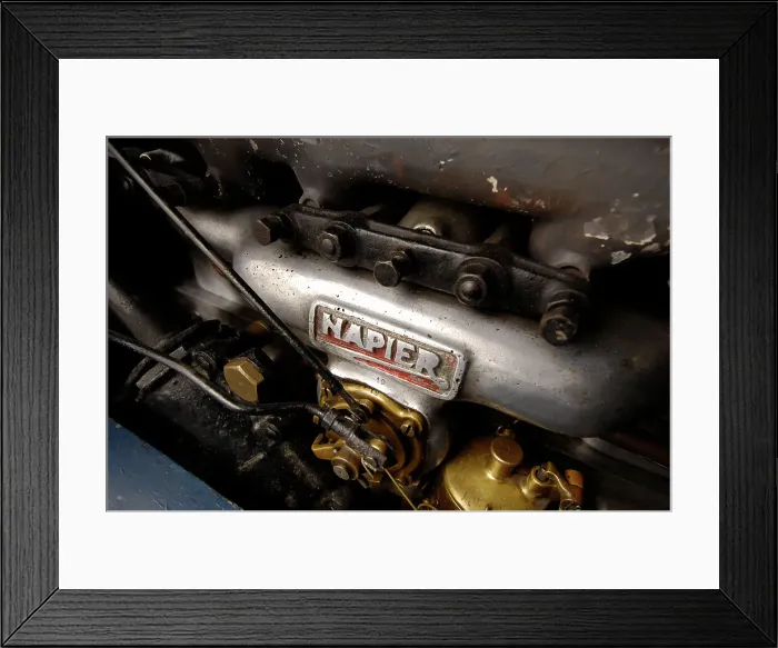 Framed Print : Napier open tourer 1913. Artist: Simon Clay Framed Print : Napier open tourer 1913. Artist: Simon Clay