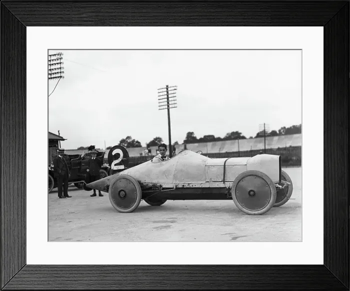 Framed Print : Straker Squire18.8 litre at Brooklands 28th May 1910 Framed Print : Straker Squire18.8 litre at Brooklands 28th May 1910