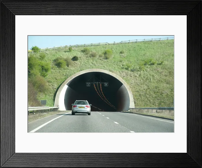Framed Print : Southwick Tunnel on A27 in Sussex Framed Print : Southwick Tunnel on A27 in Sussex