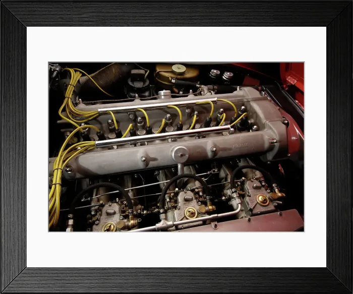 Framed Print : Aston Martin DB4 GT by Touring 1960. Artist: Simon Clay Framed Print : Aston Martin DB4 GT by Touring 1960. Artist: Simon Clay