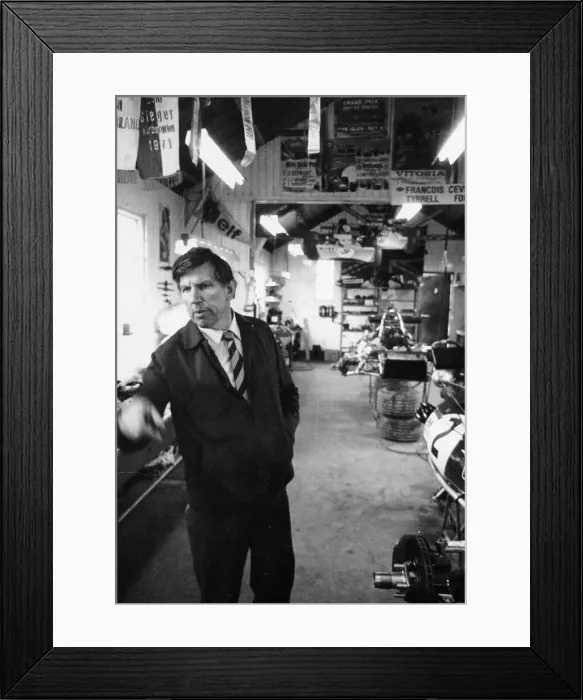 Framed Print : Ken Tyrrell, (1960s?) Framed Print : Ken Tyrrell, (1960s?)