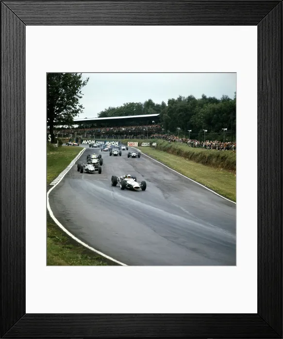 Framed Print : Jack Brabham leading the race, British Grand Prix, Brands Hatch, Kent, 1966 Framed Print : Jack Brabham leading the race, British Grand Prix, Brands Hatch, Kent, 1966