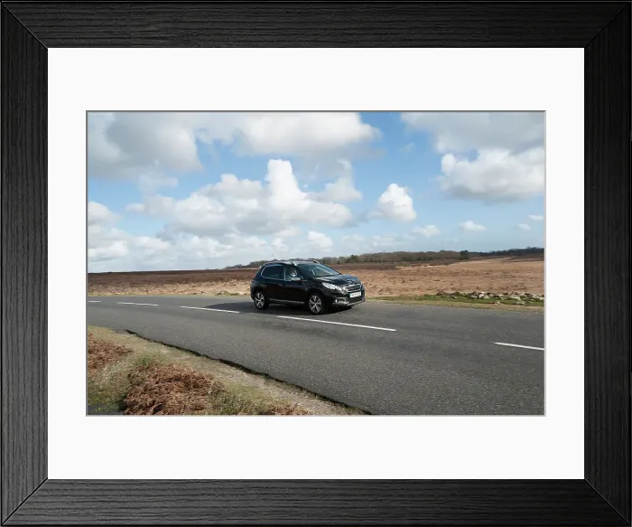 Framed Print : 2014 Peugeot 2008 Hdi Feline Framed Print : 2014 Peugeot 2008 Hdi Feline
