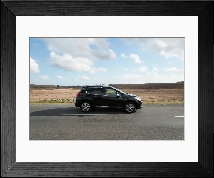 Framed Print : 2014 Peugeot 2008 Hdi Feline Framed Print : 2014 Peugeot 2008 Hdi Feline