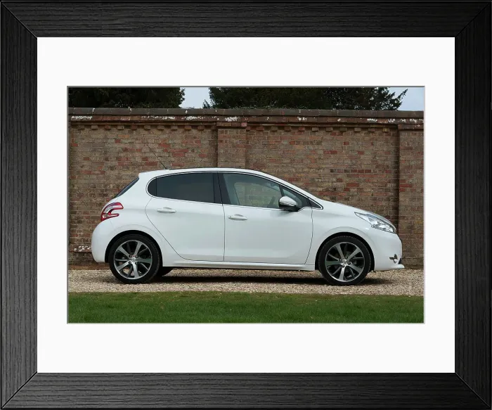 Framed Print : 2014 Peugeot 208 Hdi Framed Print : 2014 Peugeot 208 Hdi