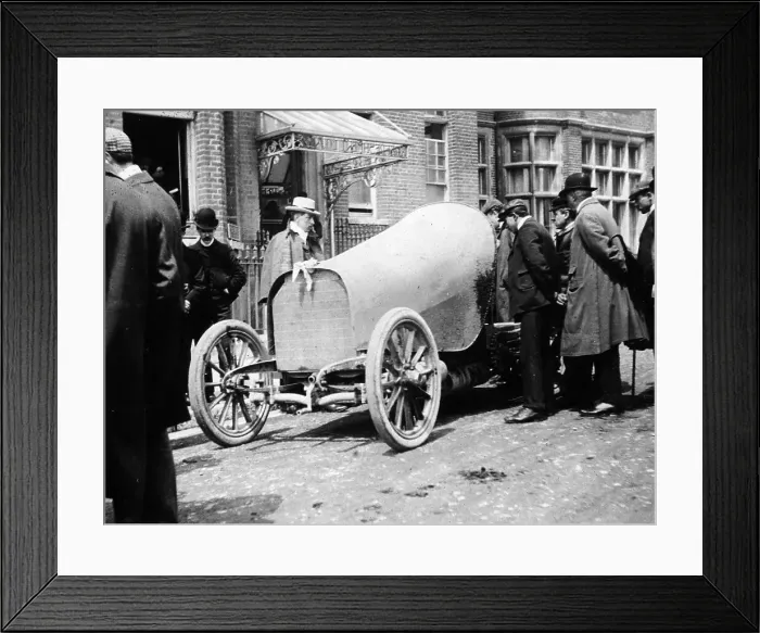 Framed Print : Baron Henri de Rothschild's 40 hp Mercedes, 1902 Framed Print : Baron Henri de Rothschild's 40 hp Mercedes, 1902
