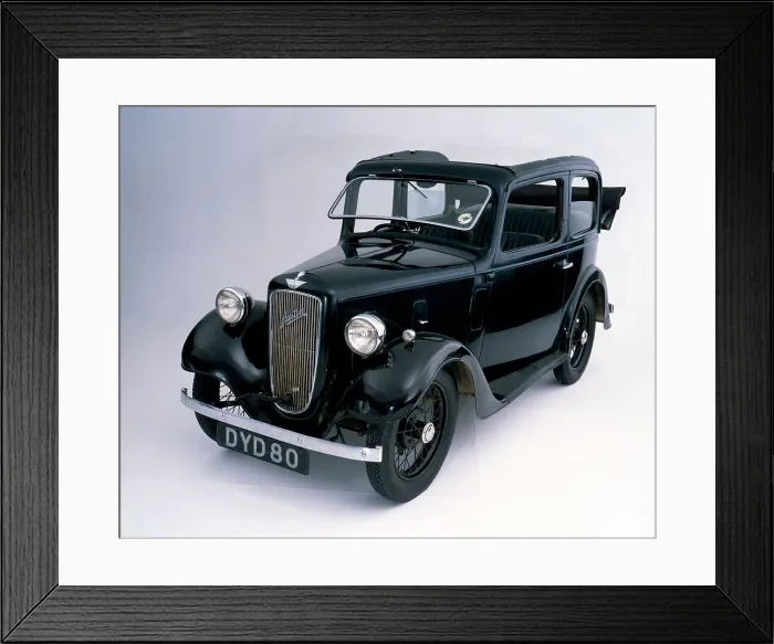 Framed Print : 1938 Austin 7 Pearl Cabriolet car Framed Print : 1938 Austin 7 Pearl Cabriolet car